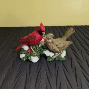 Homco Red and Brown Cardinal Figurine